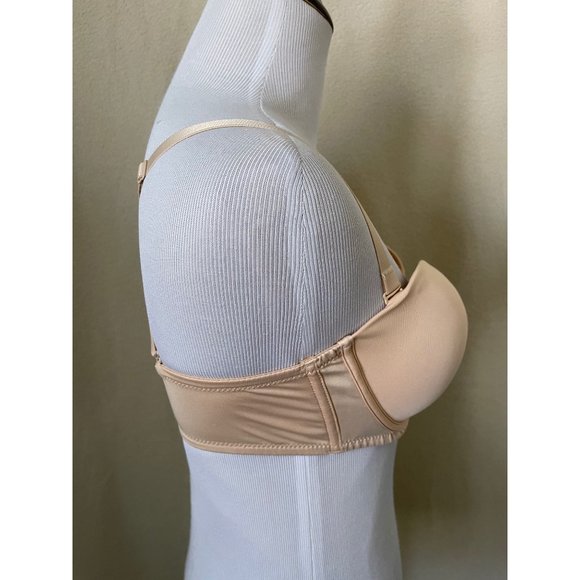 Cream Medium Coverage 5-Way Strap Push-Up Padded Bra - 36D - Picture 4 of 10